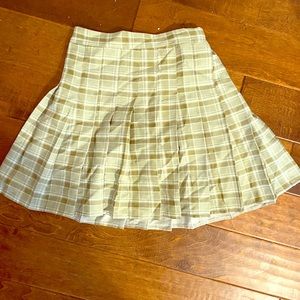 Pleated Green Schoolgirl Skirt